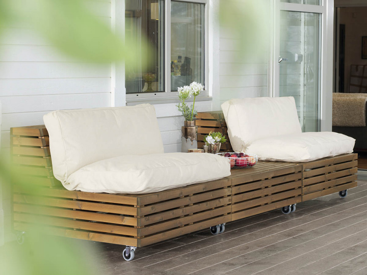 Bare vær lænestol - brun i gruppen Udendørs møbler / Loungemøbler / Loungemoduler / Lænestole - Loungemoduler hos Sommarboden i Höllviken AB (4280133)