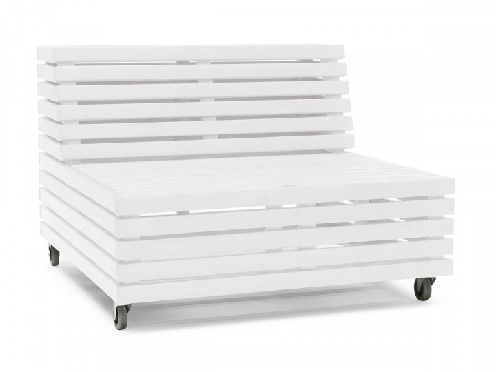 Bare vær lænestol - hvid i gruppen Udendørs møbler / Loungemøbler / Loungemoduler / Lænestole - Loungemoduler hos Sommarboden i Höllviken AB (4280177)