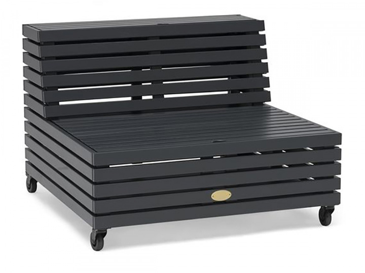 Bare vær lænestol - grå i gruppen Udendørs møbler / Loungemøbler / Loungemoduler / Lænestole - Loungemoduler hos Sommarboden i Höllviken AB (428018)