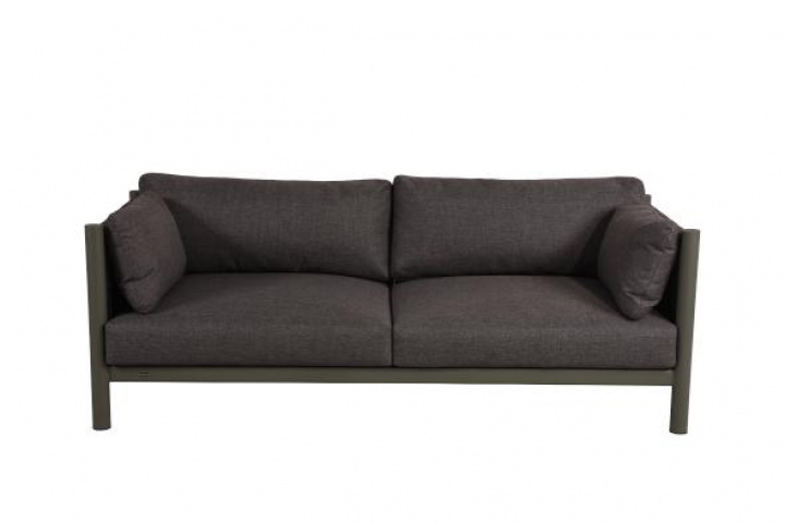 Brad 2,5-sæders sofa - nordisk grøn/koksgrå i gruppen Udendørs møbler / Loungemøbler / Loungemoduler / 2,5-personers sofa - loungemoduler hos Sommarboden i Höllviken AB (4322-34-78)