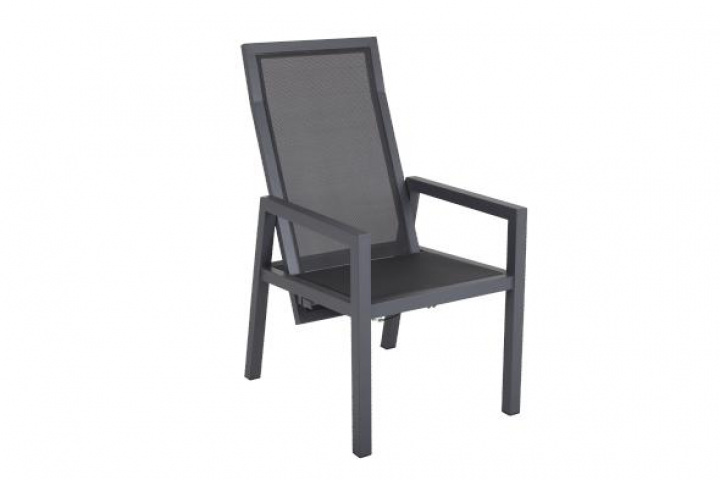 Newfort positionsstol - Antacit/Black Textilene i gruppen Udendørs møbler / Stole & Havestole / Positionsstole hos Sommarboden i Höllviken AB (4371-73-79)