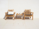 Amaze loungestol stabelbar - teak