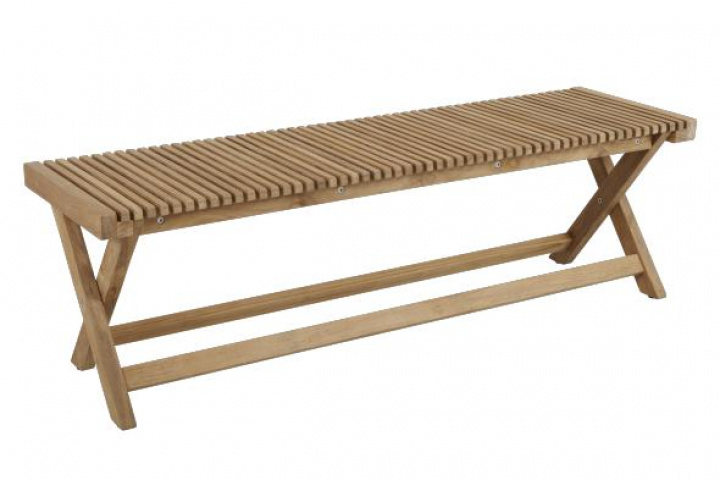 Julita bænk 140x40 H43 cm - Teak i gruppen Udendørs møbler / Materiale / Teakmøbler / Andet - Teakmøbler hos Sommarboden i Höllviken AB (4487)