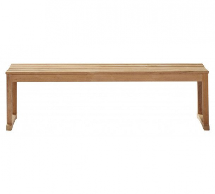 Vega bänk 150 cm - teak i gruppen Udendørs møbler / Stole & Havestole / Bænke hos Sommarboden i Höllviken AB (4535000-CI)