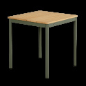 Nox Bistro cafebord 70x70 H73 cm - nordisk grøn/bambus