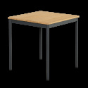 Nox Bistro cafebord 70x70 H73 cm - antracit/bambus