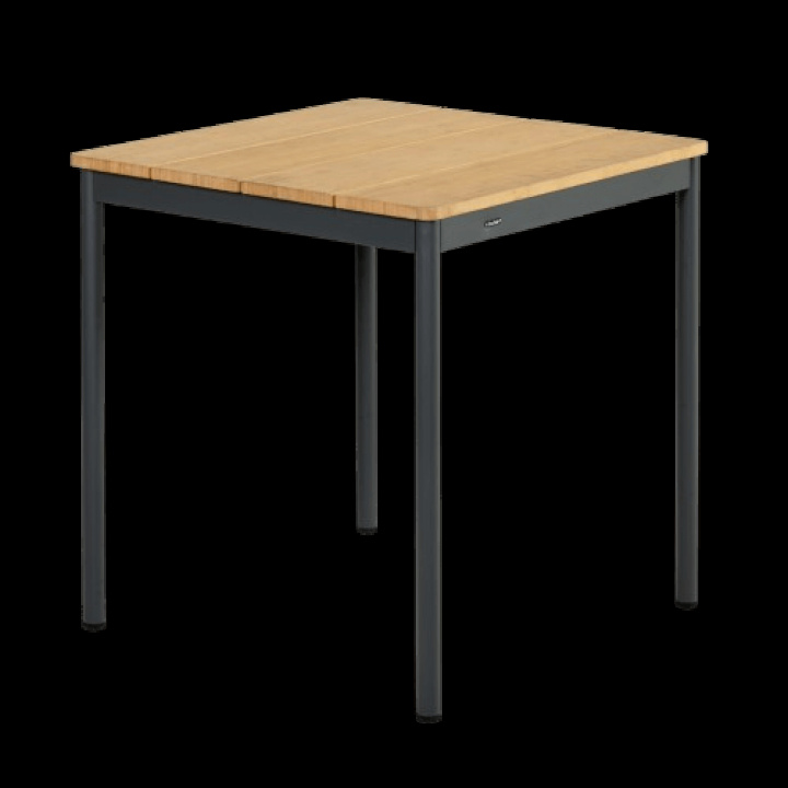 Nox Bistro cafebord 70x70 H73 cm - antracit/bambus i gruppen Udendørs møbler / Bord / Cafébord hos Sommarboden i Höllviken AB (4645B-73)