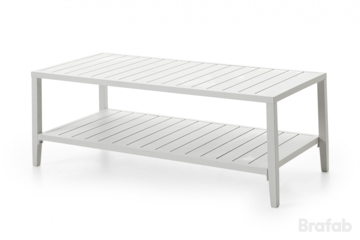 Chelles sofabord 143x65 cm - hvid i gruppen Udendørs møbler / Bord / Sofabord & Sidebord hos Sommarboden i Höllviken AB (4646-5)
