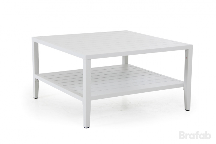 Chelles sofabord 90x90 cm - hvid i gruppen Udendørs møbler / Bord / Sofabord & Sidebord hos Sommarboden i Höllviken AB (4647-5)
