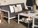 Chelles sofabord 90x90 cm - hvid