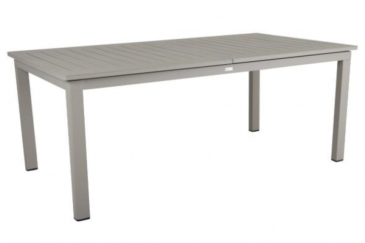 Lomma bord Udvides 194-312x100 H73 cm - Khaki i gruppen Udendørs møbler / Bord / Spisebord hos Sommarboden i Höllviken AB (4656-21)