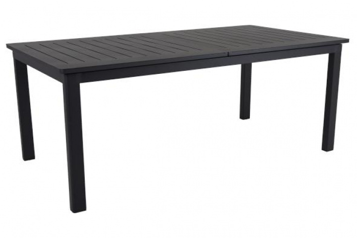 Lomma bord Udvides 194-312x100 H73 cm - Sort i gruppen Udendørs møbler / Bord / Spisebord hos Sommarboden i Höllviken AB (4656-8)