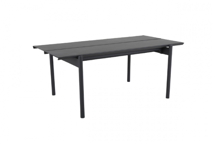 B45 Spisebord 180x92 H73 cm - Matt Anthracite i gruppen Udendørs møbler / Materiale / Aluminiummøbler / Spisebord - Aluminiummøbler hos Sommarboden i Höllviken AB (4663-73)