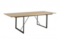 Shad spisebord 240x90 H73 cm - antracit/teak