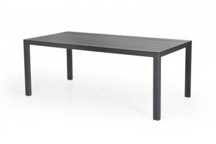 Rodez -tabel Stand 209x95 cm - Anthracite i gruppen Udendørs møbler / Materiale / Aluminiummøbler / Spisebord - Aluminiummøbler hos Sommarboden i Höllviken AB (4719-72)