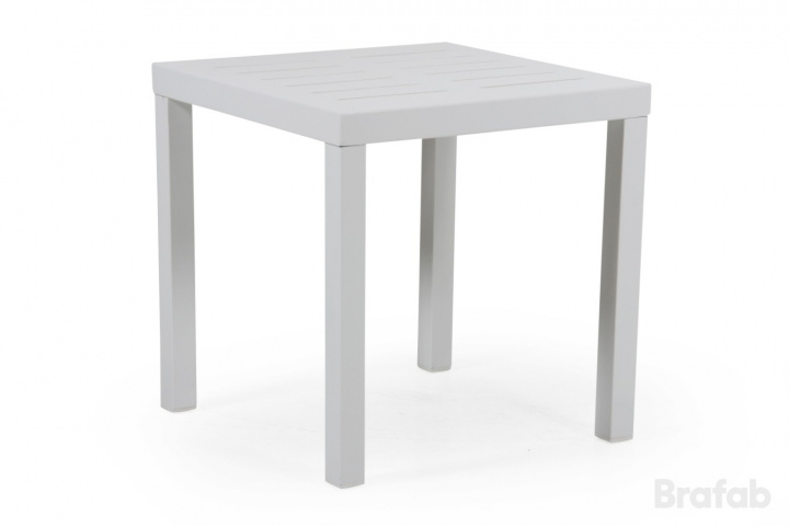 Belfort -side Tabel 50x50 cm - Hvid i gruppen Udendørs møbler / Materiale / Aluminiummøbler / Loungemøbler - Aluminiummøbler hos Sommarboden i Höllviken AB (4788-5)