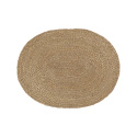 Elin bordstablet oval 45x35 cm - golden green