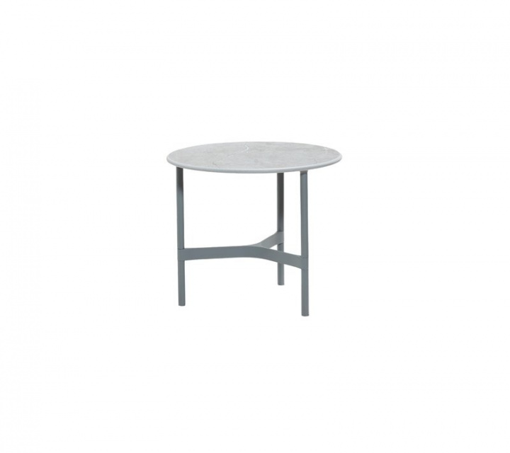 Twist sofabord Ø 45 cm - Flere farver i gruppen Udendørs møbler / Materiale / Aluminiummøbler / Sofabord & Sidebord - Aluminiummøbler hos Sommarboden i Höllviken AB (5010-CL)
