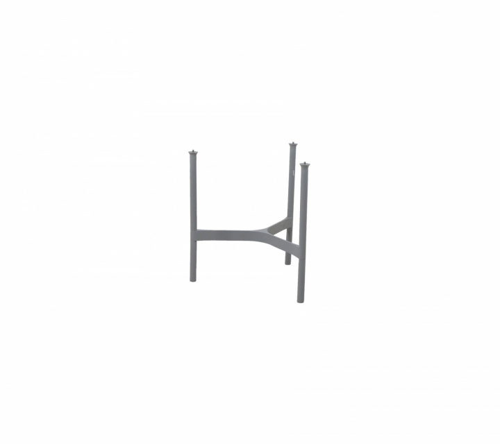 Twist soffbordunderrede liten - light grey i gruppen Udendørs møbler / Materiale / Aluminiummøbler / Sofabord & Sidebord - Aluminiummøbler hos Sommarboden i Höllviken AB (5010AI)