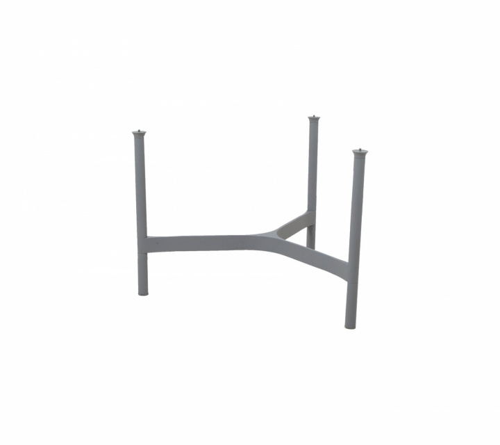 Twist soffbordunderrede mellan - light grey i gruppen Udendørs møbler / Materiale / Aluminiummøbler / Sofabord & Sidebord - Aluminiummøbler hos Sommarboden i Höllviken AB (5011AI)