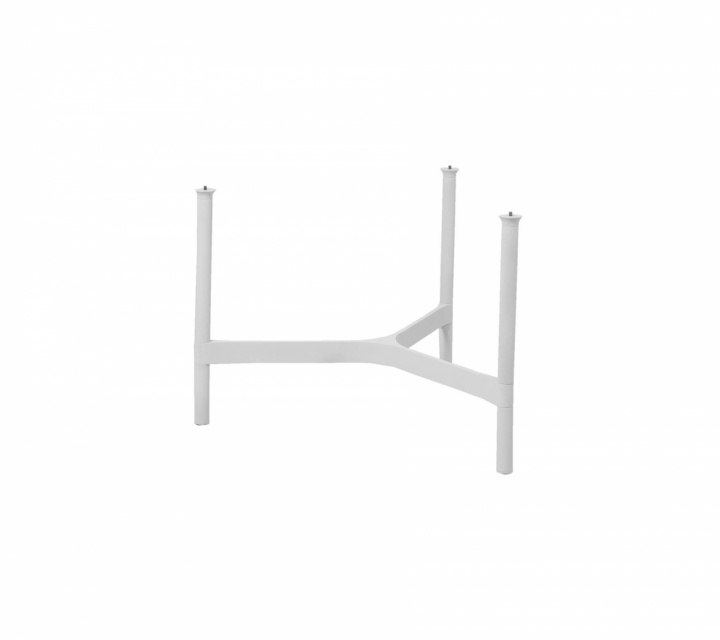 Twist soffbordunderrede mellan - white i gruppen Udendørs møbler / Materiale / Aluminiummøbler / Sofabord & Sidebord - Aluminiummøbler hos Sommarboden i Höllviken AB (5011AW)