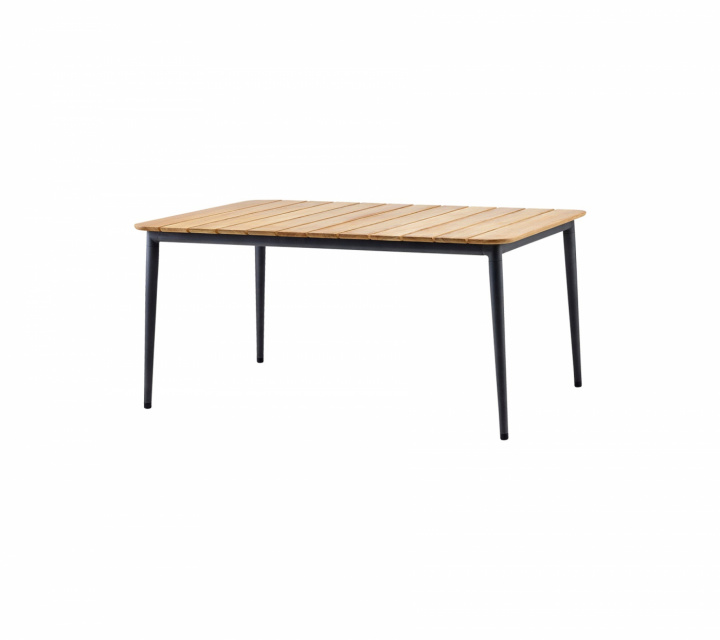 Core matbord 160x90 cm - lava grey i gruppen Udendørs møbler / Materiale / Aluminiummøbler / Spisebord - Aluminiummøbler hos Sommarboden i Höllviken AB (50127ALT)
