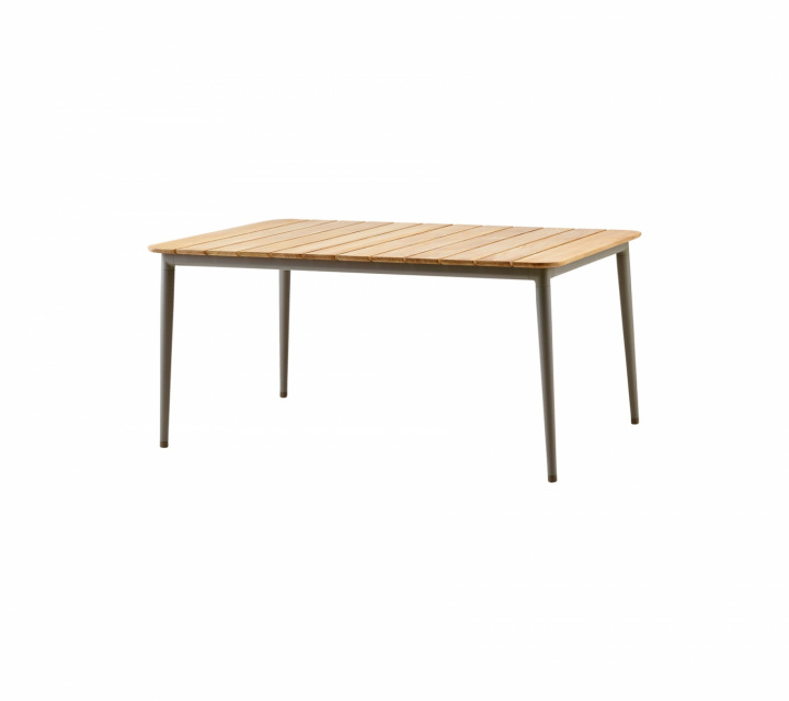 Core matbord 160x90 cm - taupe i gruppen Udendørs møbler / Materiale / Aluminiummøbler / Spisebord - Aluminiummøbler hos Sommarboden i Höllviken AB (50127ATT)