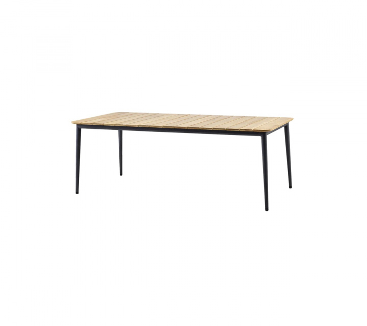 Core matbord 210x90 cm - lava grey i gruppen Udendørs møbler / Bord / Spisebord hos Sommarboden i Höllviken AB (50128ALT)