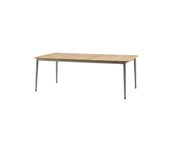 Core matbord 210x90 cm - taupe i gruppen Udendørs møbler / Materiale / Aluminiummøbler / Spisebord - Aluminiummøbler hos Sommarboden i Höllviken AB (50128ATT)