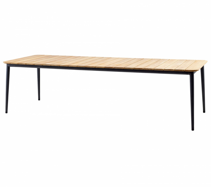 Core matbord 274x90 cm - lava grey i gruppen Udendørs møbler / Materiale / Aluminiummøbler / Spisebord - Aluminiummøbler hos Sommarboden i Höllviken AB (50129ALT)