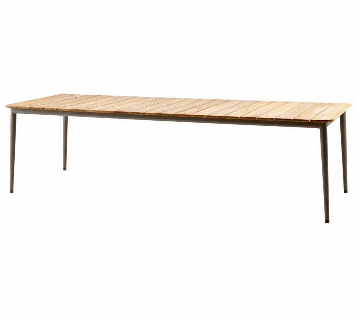 Core matbord 274x90 cm - taupe i gruppen Udendørs møbler / Materiale / Aluminiummøbler / Spisebord - Aluminiummøbler hos Sommarboden i Höllviken AB (50129ATT)
