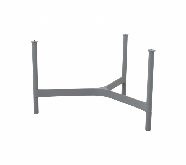 Twist soffbordunderrede stor - light grey i gruppen Udendørs møbler / Materiale / Aluminiummøbler / Sofabord & Sidebord - Aluminiummøbler hos Sommarboden i Höllviken AB (5012AI)