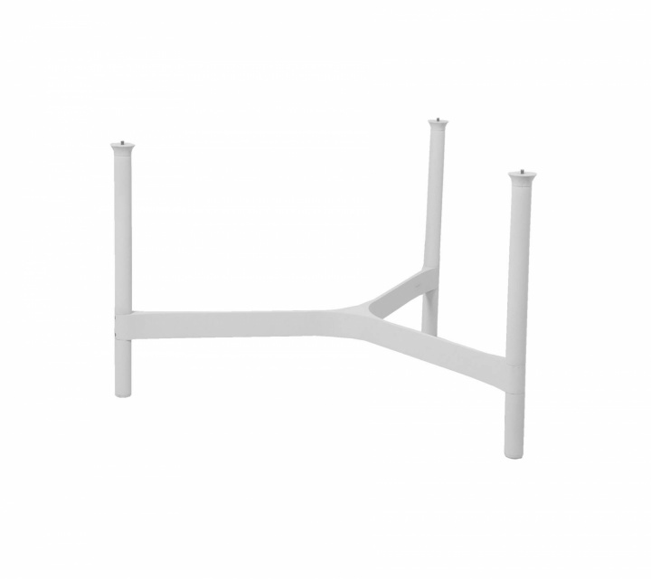 Twist soffbordunderrede stor - white i gruppen Udendørs møbler / Materiale / Aluminiummøbler / Sofabord & Sidebord - Aluminiummøbler hos Sommarboden i Höllviken AB (5012AW)