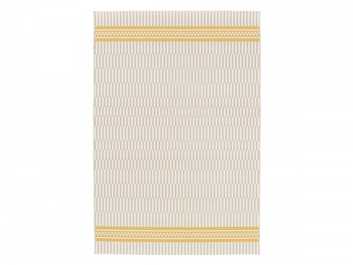 Rory utematta 160x230 cm - mønstret gul/beige i gruppen Udendørs møbler / Tilbehør ude / Outdoor tæpper hos Sommarboden i Höllviken AB (5016023003)