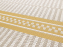 Rory utematta 160x230 cm - mønstret gul/beige