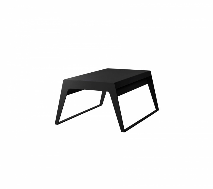 Chill-out soffbord med höjbar bordsskiva - lava grey i gruppen Udendørs møbler / Materiale / Aluminiummøbler / Sofabord & Sidebord - Aluminiummøbler hos Sommarboden i Höllviken AB (5023AL)