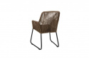 Midway Frame Chair KD - Lysebrun/sort pude