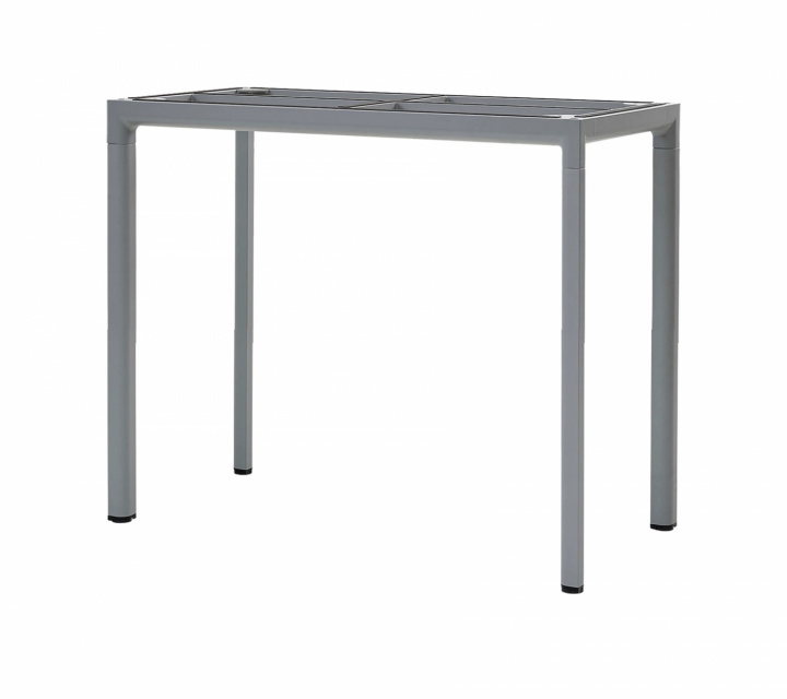 Drop barbordunderrede 150x75 cm - light grey i gruppen Udendørs møbler / Materiale / Aluminiummøbler / Spisebord - Aluminiummøbler hos Sommarboden i Höllviken AB (50404AI)