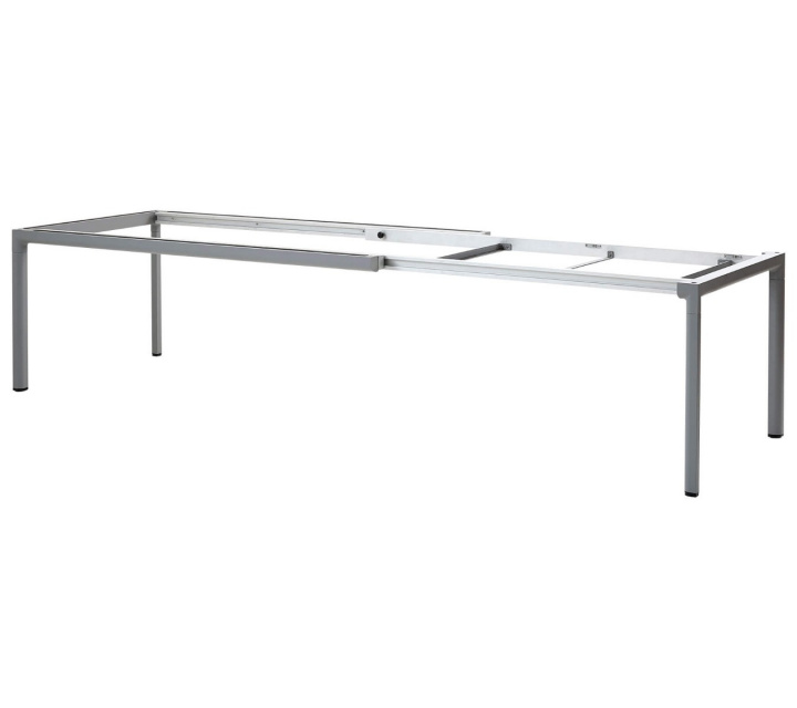 Drop spiseborde Fund 200x100 cm med indsætteskiver - lysegrå i gruppen Udendørs møbler / Bord / Spisebord hos Sommarboden i Höllviken AB (50407AI)