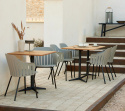 Drop cafebordunderrede - lava grey