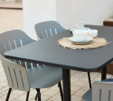 Drop cafebordunderrede - lava grey