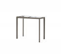 Drop barbordstel 150x75 cm - taupe