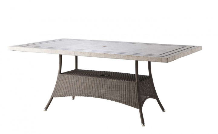Lansing matbordunderrede stor - taupe i gruppen Udendørs møbler / Materiale / Kunstrattanmøbler / Bord - Kunstrottingmøbler hos Sommarboden i Höllviken AB (5056LT)
