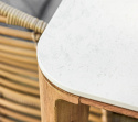 Aspect spisebordunderstel 280x100 cm - teak