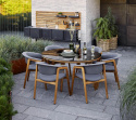 Aspect spisebordsunderrede Ø 144 cm - teak