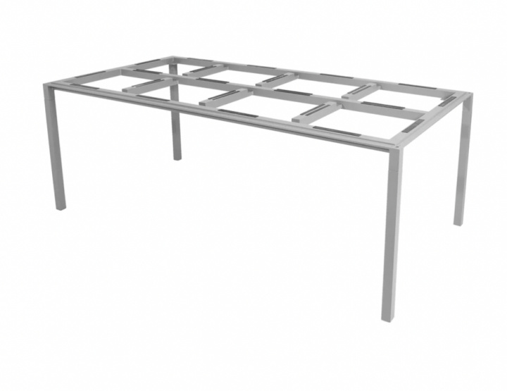Pure matbordunderrede 200x100 cm - light grey i gruppen Udendørs møbler / Materiale / Aluminiummøbler / Spisebord - Aluminiummøbler hos Sommarboden i Höllviken AB (5085AI)
