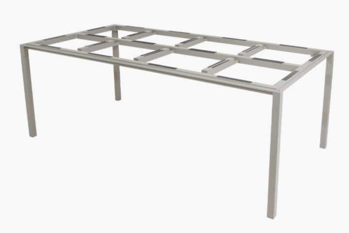 Pure matbordunderrede 200x100 cm - taupe i gruppen Udendørs møbler / Materiale / Aluminiummøbler / Spisebord - Aluminiummøbler hos Sommarboden i Höllviken AB (5085AT)