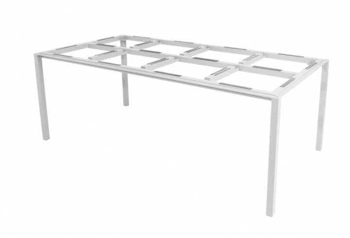 Pure matbordunderrede 200x100 cm - white i gruppen Udendørs møbler / Materiale / Aluminiummøbler / Spisebord - Aluminiummøbler hos Sommarboden i Höllviken AB (5085AW)