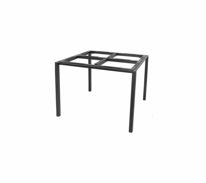 Pure matbordunderrede 100x100 cm - lava grey i gruppen Udendørs møbler / Materiale / Aluminiummøbler / Spisebord - Aluminiummøbler hos Sommarboden i Höllviken AB (5088AL)