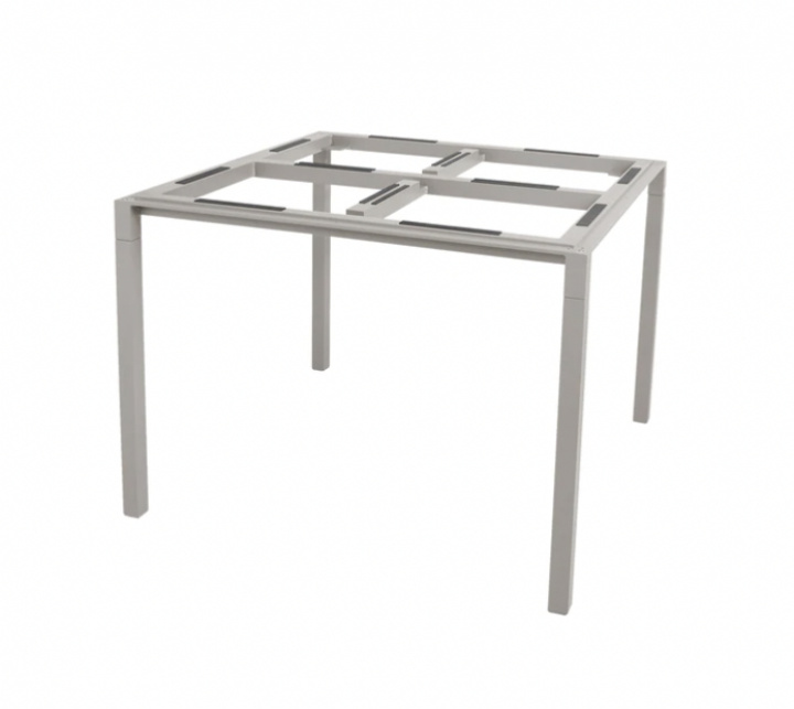 Pure matbordunderrede 100x100 cm - taupe i gruppen Udendørs møbler / Materiale / Aluminiummøbler / Spisebord - Aluminiummøbler hos Sommarboden i Höllviken AB (5088AT)